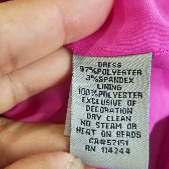 Eliza J Satin Beaded One Shoulder Cocktail Dress - Picture 8 of 8